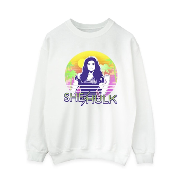 Marvel Dam She-Hulk: Advokat Byrå Sunset Smile Sweatshirt White M