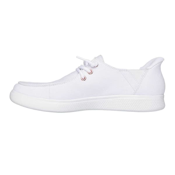 Skechers Skipcute canvasskor för dam, vit, UK 4 White 4 UK