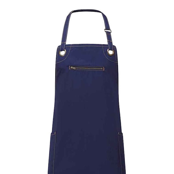 Premier Barley Återvunnen Full Apron One Size Marinblå/Kamel Navy/Camel One Size
