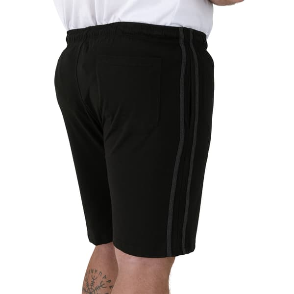 Duke Herr D555 Rayan Jersey Shorts med sidoränder Kingsize (förpackning om Black/Charcoal 4XL