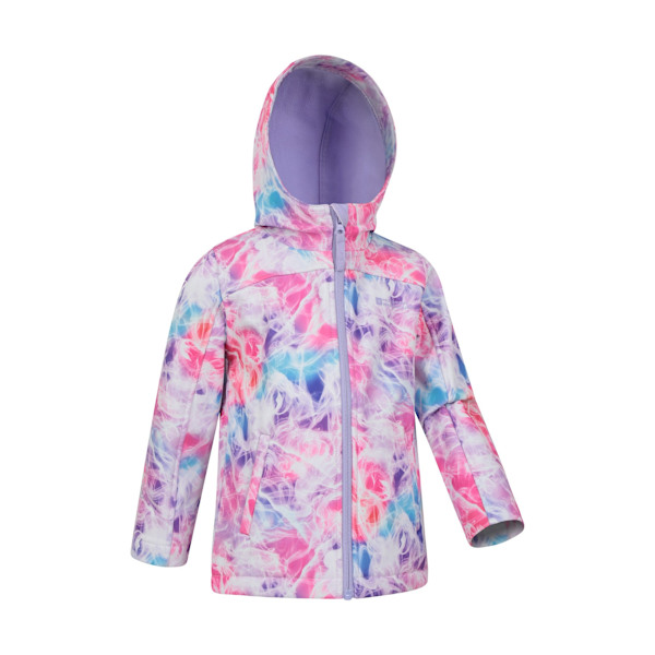 Mountain Warehouse Barnkläder/Barnmönstrad Vattenavvisande Sof Bright Pink 5-6 Years