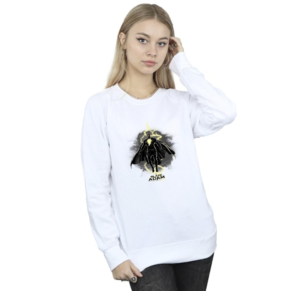 DC Comics Dam/Kvinnor Black Adam Hovering Bolt Sweatshirt XXL White XXL