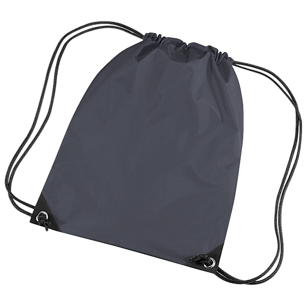 Bagbase Premium Gymsac Vattentät Väska (11 Liter) (2-pack) Graphite One Size