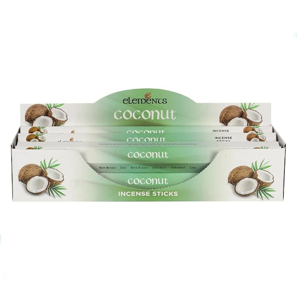 Elements Kokos Rökelsepinnar (6-pack) One Size Grön Green One Size