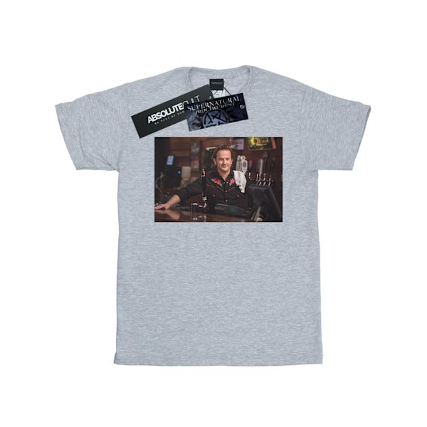 Supernatural Herr Gabriel's Bar T-shirt M Sports Grey Sports Grey M