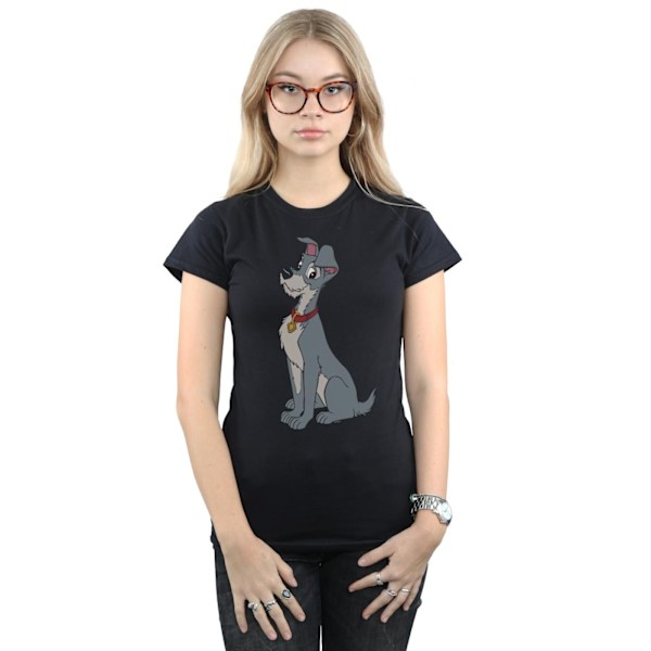 Disney Dam/Kvinnor Lady Och Lufsen Spaghetti Hjärta Bomull Black XXL