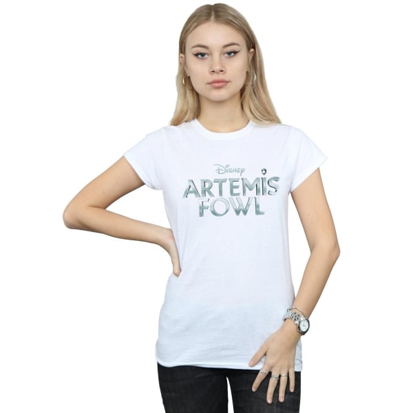 Disney Dam/Dam Artemis Fowl Movie Logotyp bomull T-shirt XL White XL