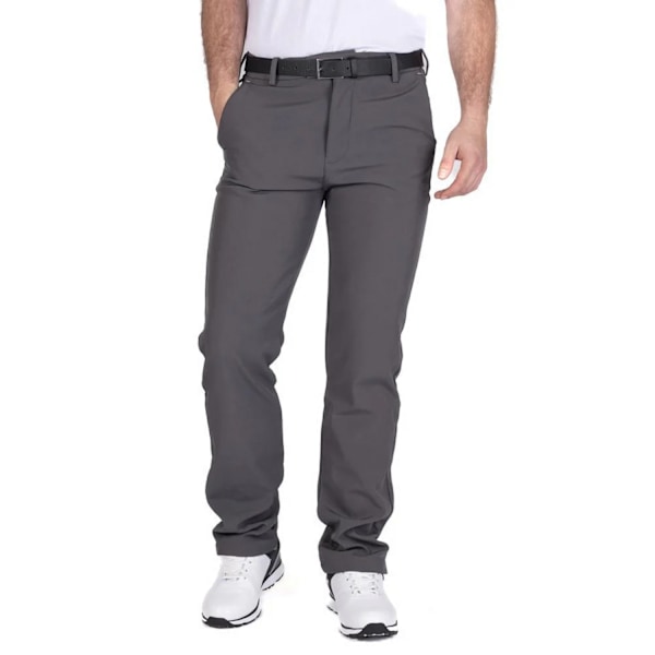 Island Green Herr Bonded Fleece Foder Allvädersbyxor 38R Charcoal 38R
