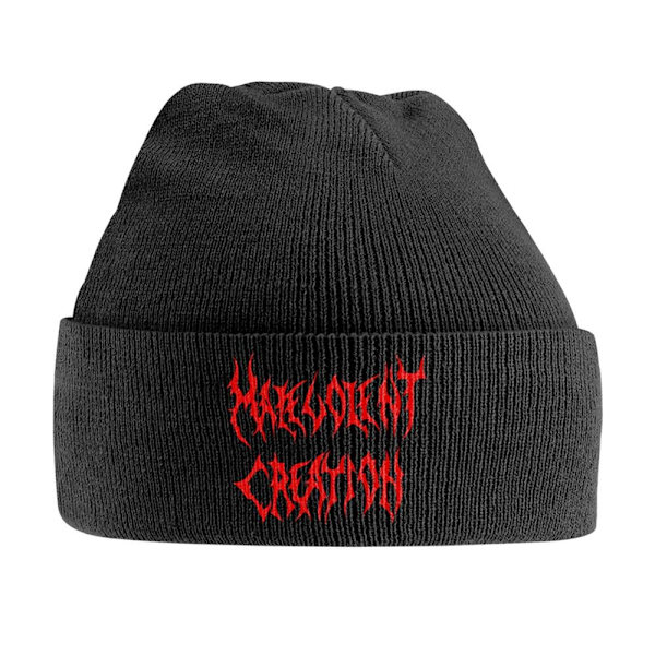 Malevolent Creation Logo Beanie One Size Svart Black One Size