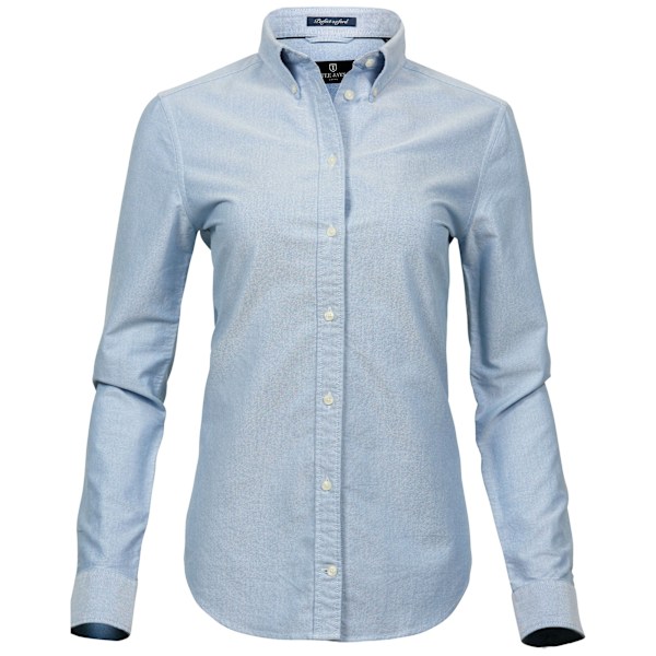 Tee Jays Dam/Damperfekt Oxford Skjorta 16 UK Ljusblå Light Blue 16 UK