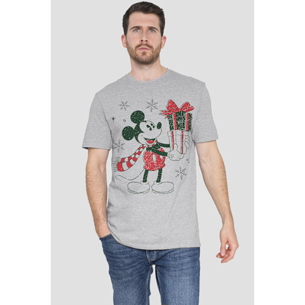 Disney Herr Mickey Mouse Present Jul T-shirt 3XL Sport Heather Sport Heather 3XL