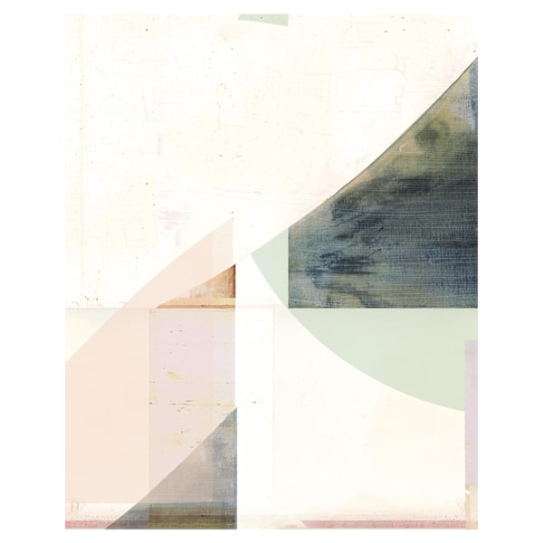 Cartissi Abstract II Tavla Canvas Print 50cm x 40cm Rosa/Grön Pink/Green/White 50cm x 40cm