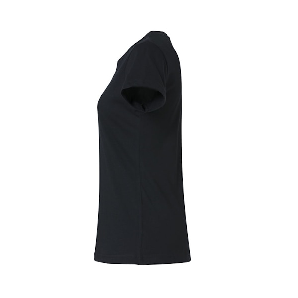 Clique T-shirt för kvinnor/damer, enfärgad, storlek XL, svart Black XL