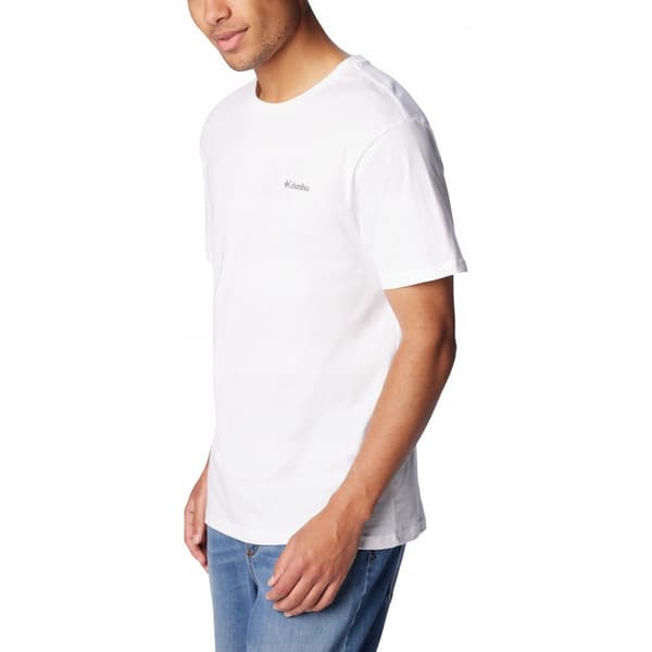 Columbia Herr Basic Logo T-shirt L Vit White L