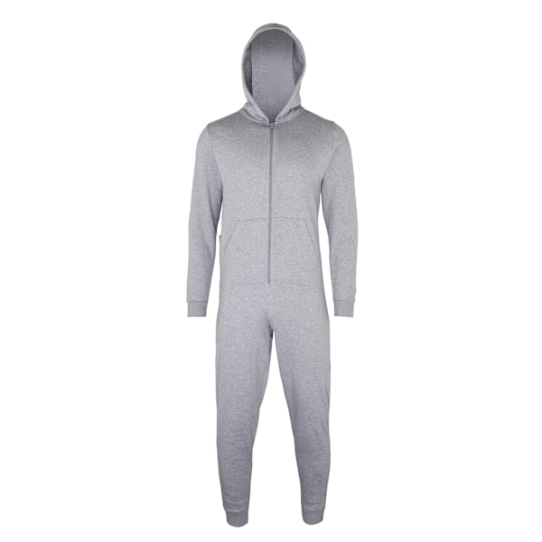 Comfy Co Barn Unisex Enfärgad All In One / Onesie 3-4 År H Heather Grey 3-4 Years