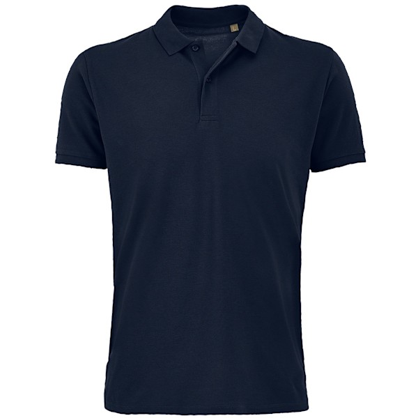SOLS Herr Planet Pique Ekologisk Pikétröja 3XL French Navy French Navy 3XL