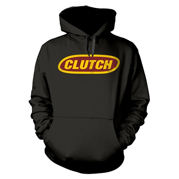 Clutch Unisex Vuxen Klassisk Logotyp Hoodie M Svart Black M