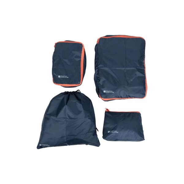 Mountain Warehouse Packkuber Set (4-pack) One Size Marinblå Navy One Size