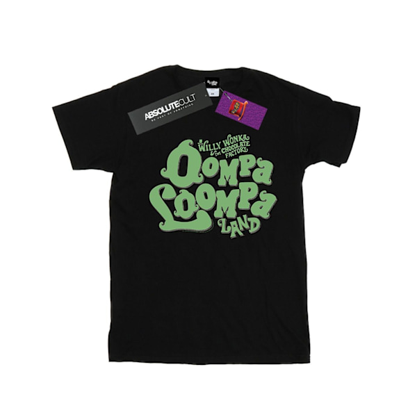 Willy Wonka Och Chokladfabriken Pojkar Oompa Loompa Land T- Black 7-8 Years