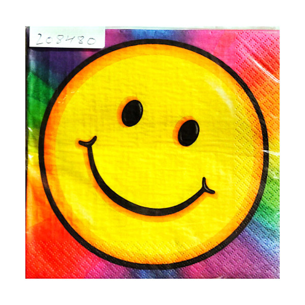 Amscan Keep On Smilin 3-lagers servetter (16-pack) One Size Multi Multicoloured One Size