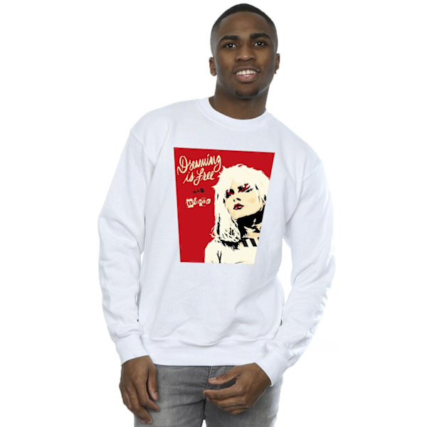 Blondie Mens Dreaming Is  Sweatshirt XL Vit White XL