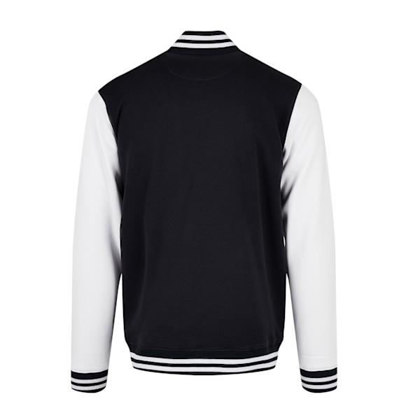 Bygg ditt varumärke Herr Basic College Jacka 4XL Svart/Vit Black/White 4XL