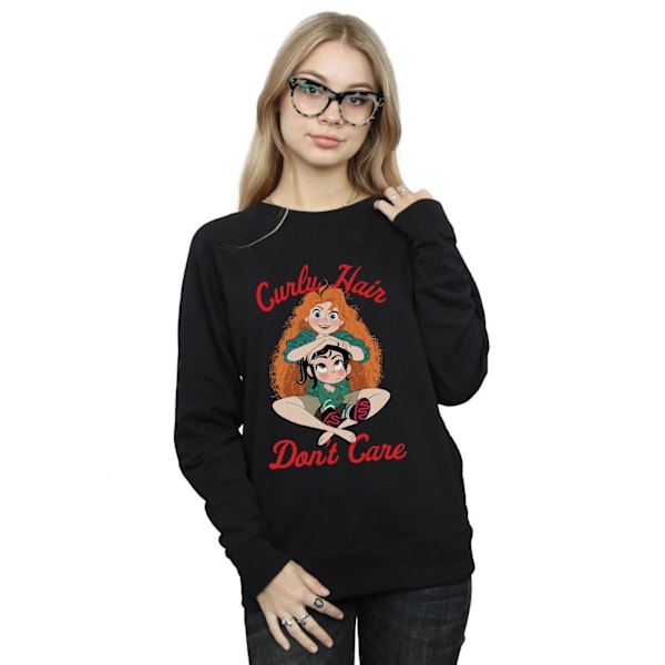Disney Dam/Kvinnor Wreck It Ralph Merida Och Vanellope Tröjor Black XL