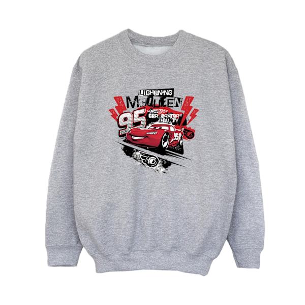 Disney Boys Cars Lightning McQueen Collage Sweatshirt 3-4 år Sports Grey 3-4 Years