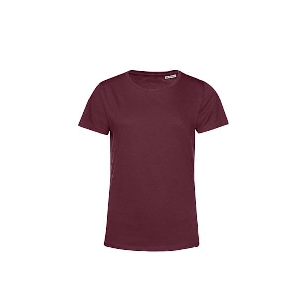 B&C Dam/Kvinnor E150 Ekologisk Kortärmad T-shirt L Bourgogne Burgundy L