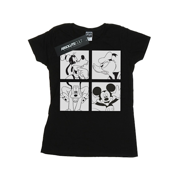 Disney Dam/Kvinnor Mickey, Donald, Goofy Och Pluto Boxad Bomull Black XXL