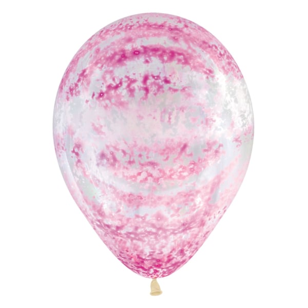 Sempertex Latex Graffiti Ballonger (25-pack) One Size Rosa/Vit Pink/White One Size