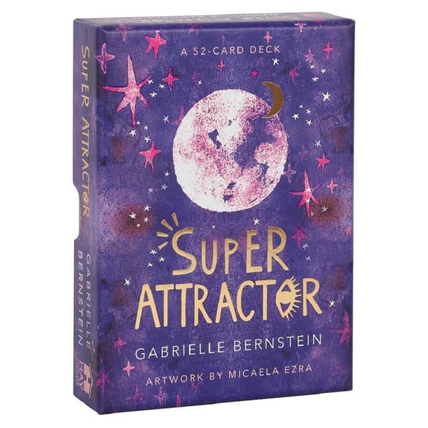 Gabrielle Bernstein Super Attractor Oracle Cards One Size Purpl Purple One Size