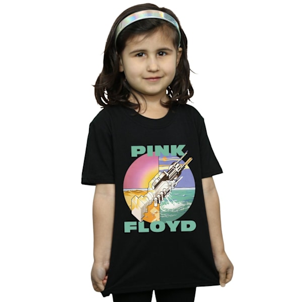 Pink Floyd Girls Wish You Were Here Bomull T-shirt 12-13 år Black 12-13 Years