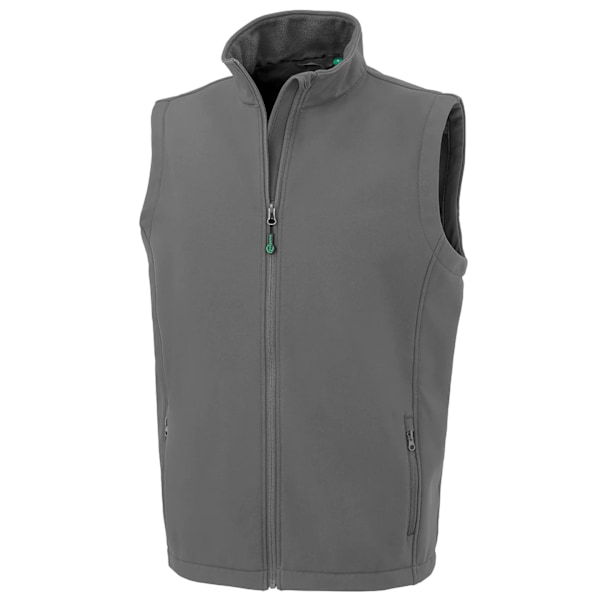 Result Äkta Återvunnen Herr Softshell Tryckbar Väst XL Workguard Grey XL