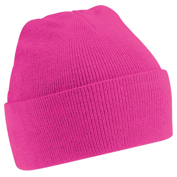 Beechfield Soft Feel Stickad Vintermössa En Storlek Klassisk Rosa Classic Pink One Size