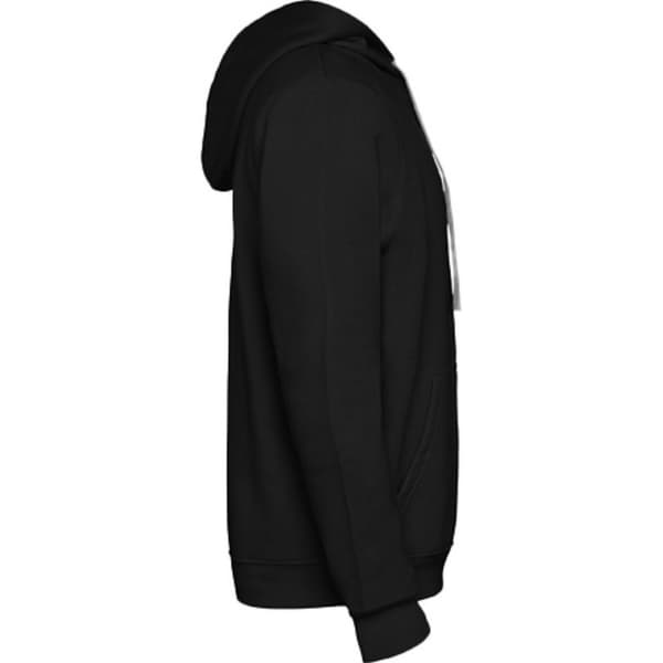 Roly Herr Urban Hoodie S Solid Black/Grey Marl Solid Black/Grey Marl S