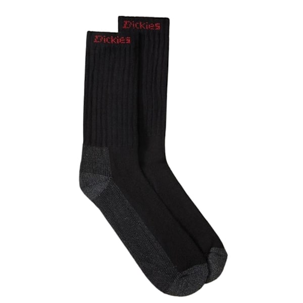 Dickies Industriella Strumpor för Män (2-pack) 7 UK-11 UK Svart Black 7 UK-11 UK