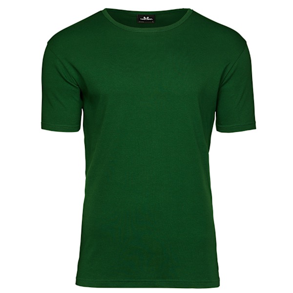 Tee Jays Interlock T-shirt för män L Skogsgrön Forest Green L