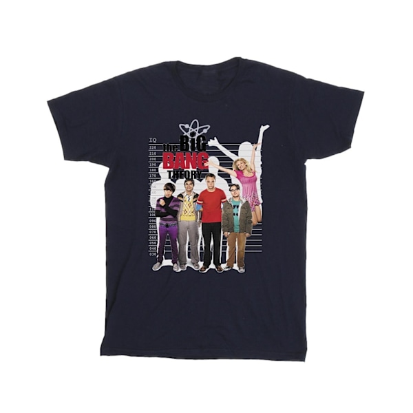 The Big Bang Theory Herr IQ Group T-shirt S Marinblå Navy Blue S