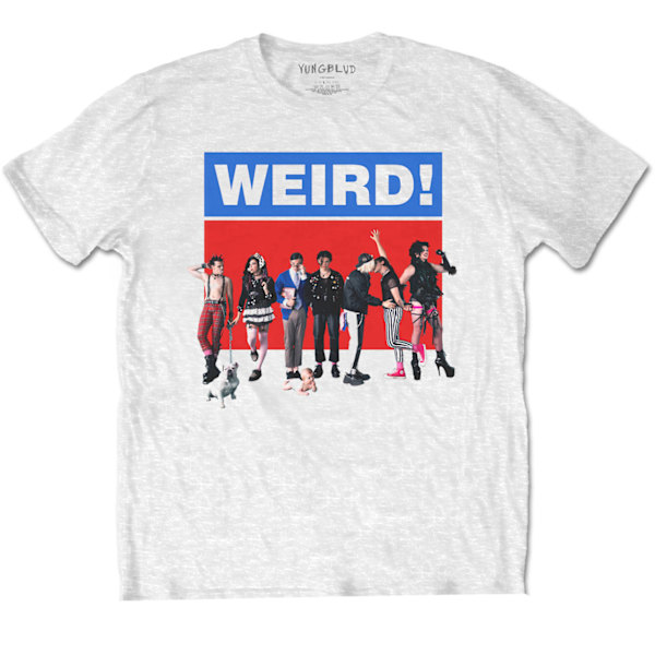 Yungblud Unisex Adult Weird! Bomull T-shirt L Vit White L