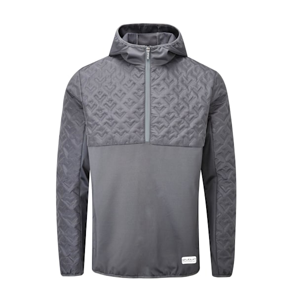 Stuburt Evolution-Tech Vadderad Jacka med Huva för Män S Skiffergrå Slate Grey S