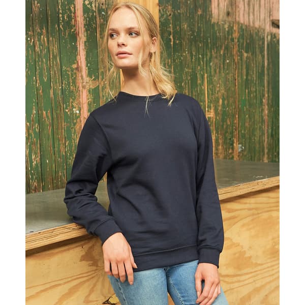 Awdis Unisex Vuxen Ekologisk Sweatshirt M Deep Black Deep Black M
