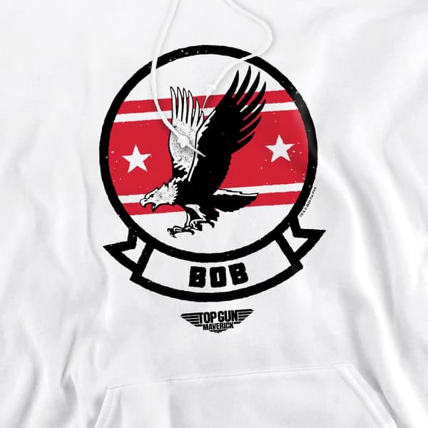 Top Gun Herr Bob Logo Hoodie L Vit White L