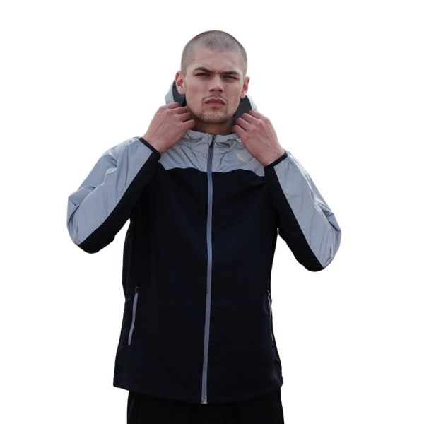 Tombo Mens Performance High-Vis Jacket XL Svart/Reflekterande Black/Reflective XL