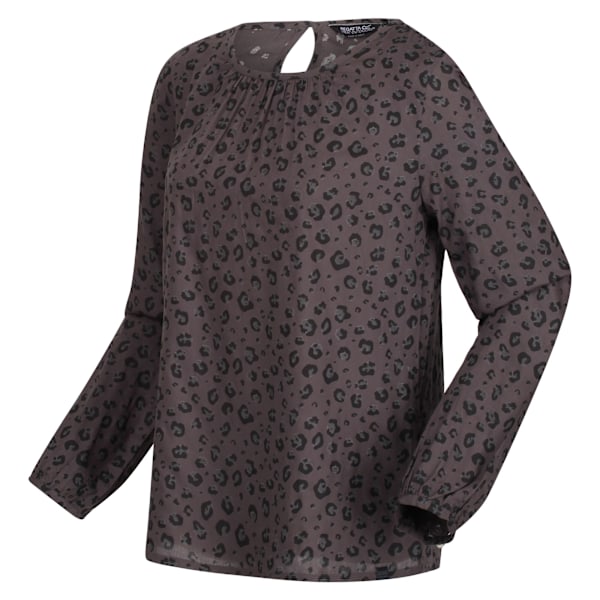 Regatta Dam/Kvinnor Hadria Animal Print Blus 8 UK Svart Black 8 UK