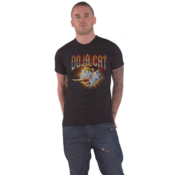 Doja Cat Unisex Vuxen Planet Her Space Bomull T-Shirt M Svart Black M