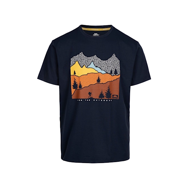 Trespass Herr Danub TP75 Rundhalsad T-shirt S Marinblå Navy S