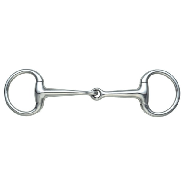 Shires Dressyrhäst Eggbutt Snaffle Bit 5.5in Silver Silver 5.5in