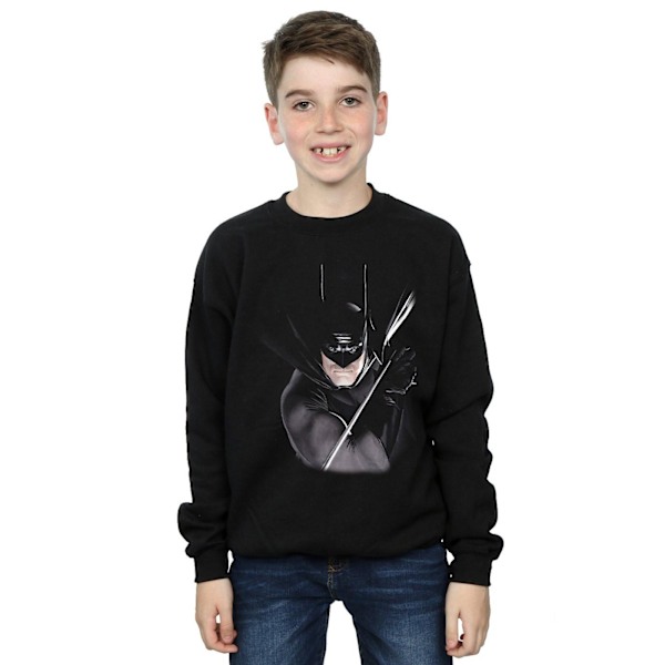 DC Comics Boys Batman By Alex Ross Sweatshirt 5-6 År Svart Black 5-6 Years