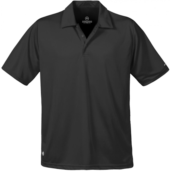 Stormtech Herr Kortärmad Sports Performance Poloshirt M Bla Black M